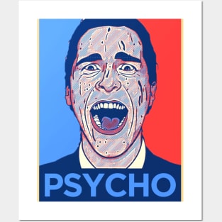 Patrick Bateman - Psycho. Posters and Art